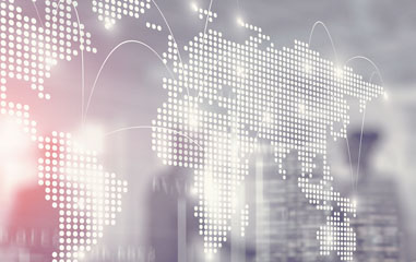 mapa del mundo digital